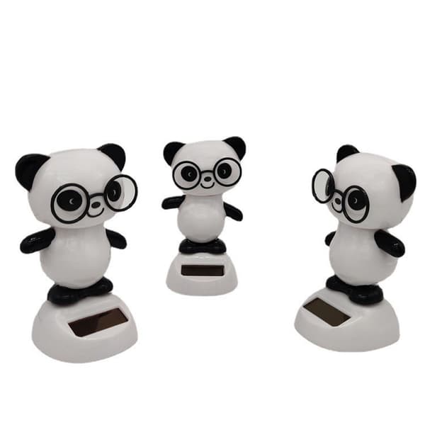 Heta Rea Solar Bil Svingende Panda Paparazzi Solar Bilpynt Solar Svingende Blomst Grossist