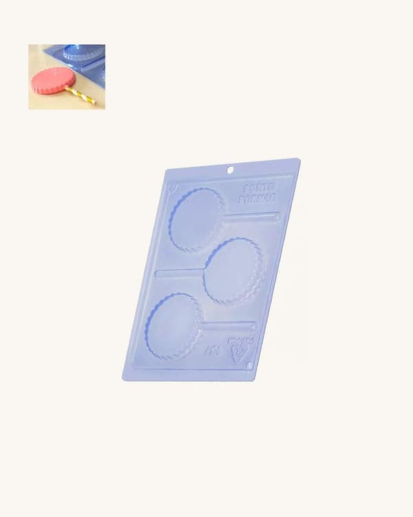 Pralinform Klubber Sjokoladeform - Porto Formas 157 Transparent transparent