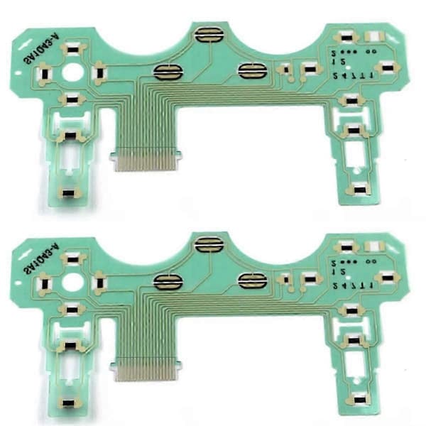 10 pcs Circuit Board PCB Flat Cable for PS2 Controller Conductive Film Joystick Keypad Flex Cable SA1Q43-A