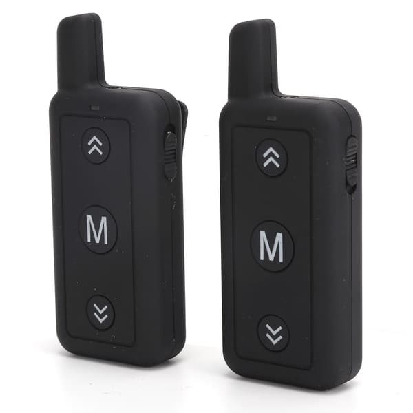 1 par Mini Walkie Talkies Lang rækkevidde Bærbar Tovejsradio til Indkøbscenter Hotel RestaurantV109