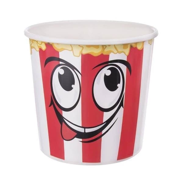 Täydellinen 3,4 litran popcornkulho elokuvailloille popcornkuviolla