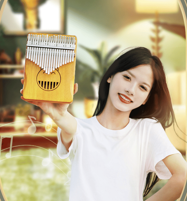 Tumharpa Kalimba 17 toner for nybegynnere