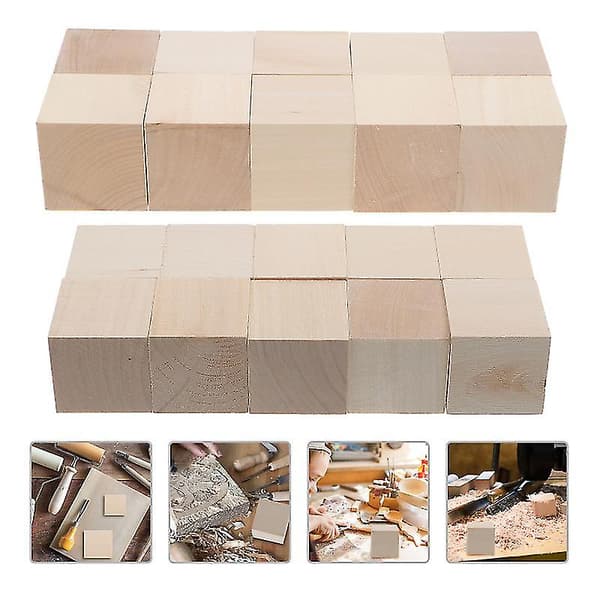 20 stk Tre DIY Kuber