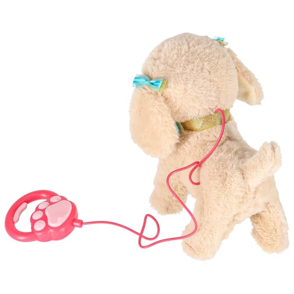 Interactive Poodle Dog Toy - Barks, Walks, Wags Tail
