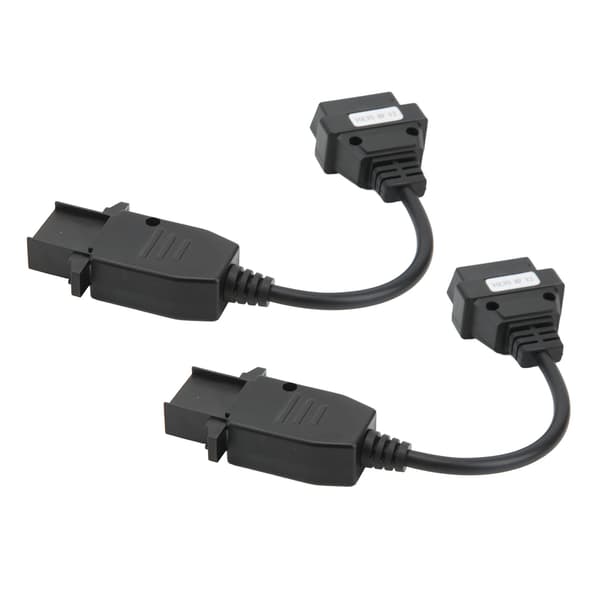 2 stk OBD2 Diagnostikkabel 8-pin til 16-pin Fleksibel Kompakt Let Bærbar Erstatning til Lastbiler