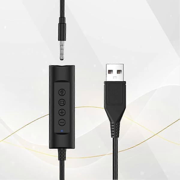 Headset-hurtigudløserkabel til USB-stikadapter Plug and Play USB-QD-headsetkabel til professionelle