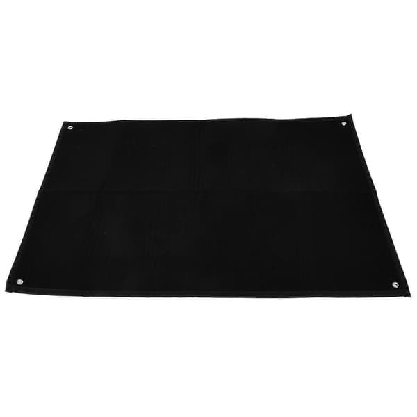 Militær Patch Samling Display Panel Væghængende Holder til Morale Velcro Patches - Sort