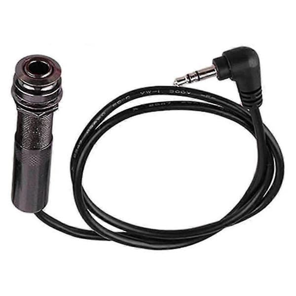 Gitarropptakerkabel Piezo Kabel Endepinne Jack Gitaradapter Stereoinstrumentkabel