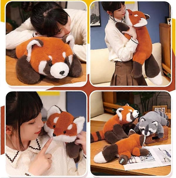 Cute 30cm Red Panda Plush Toy for Kids Birthday Gift [JUN]