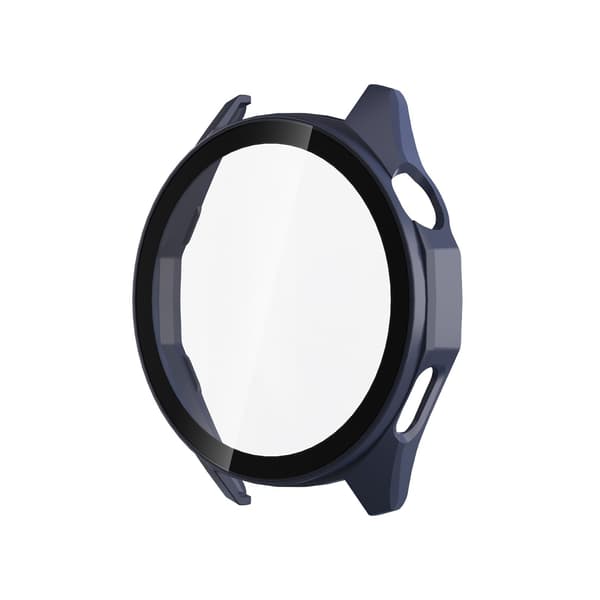 Suojakotelo Huawei Watch 5 46mm -älykellolle karkaistulla lasisella näytönsuojalla (Midnight Blue)