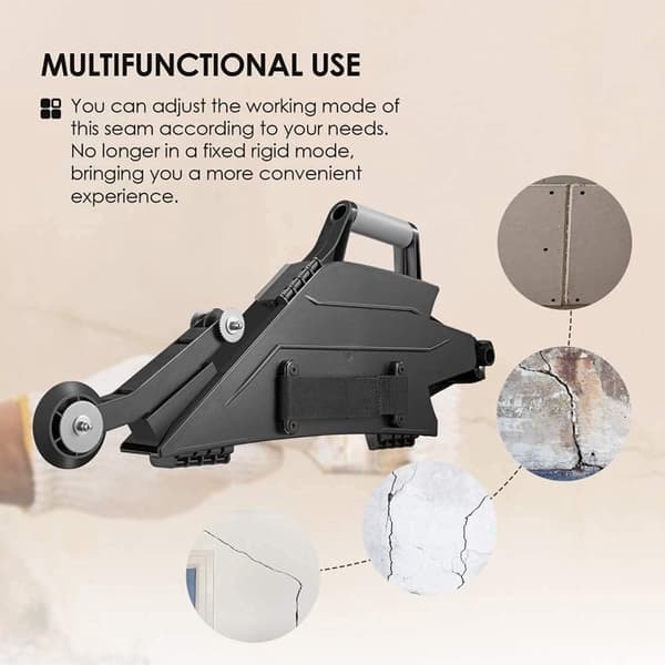 Drywall Taping Tool with Reversible Inside Corner Roller - Drywall Joint Application - Fast