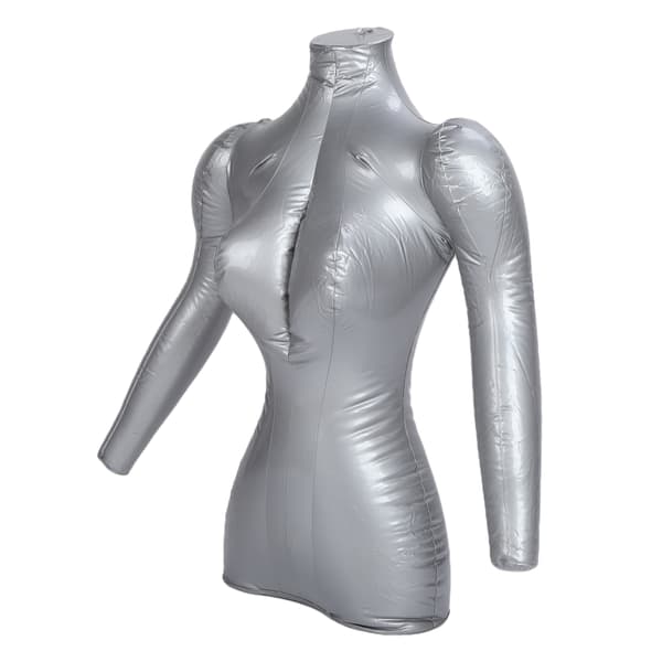 Tøjdisplaymodel PVC-materiale Kvindelig Overkrop Oppustelig Mannequin Stand
