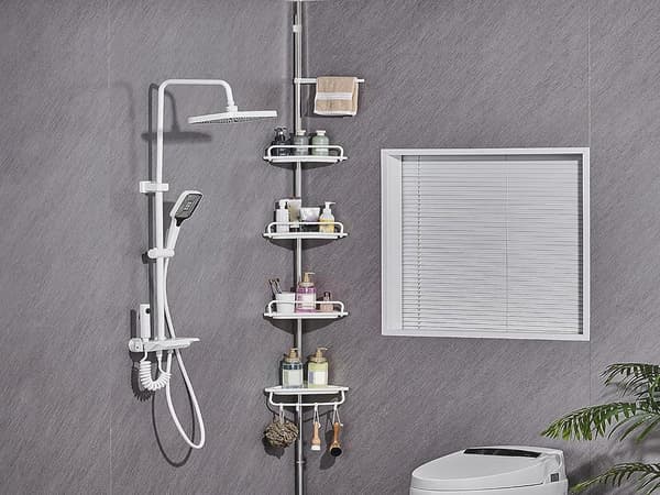 Corner shelf bathroom - Telescopic 4 levels 1314