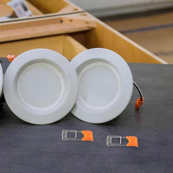100 st Panel Light Fjäderklämma Downlight Fästklämma Ljusfästklämmor Infälld Ljusfästklämma