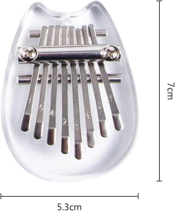 1 Piece (Clear Kitten) 8-Key Kalimba, Limba, Children's Instrument