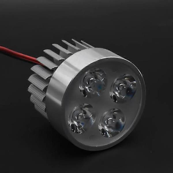 4LED Motorsykkel Frontlys Spotlys DRL Kjørelys Tåkelys Vanntett 12-85V
