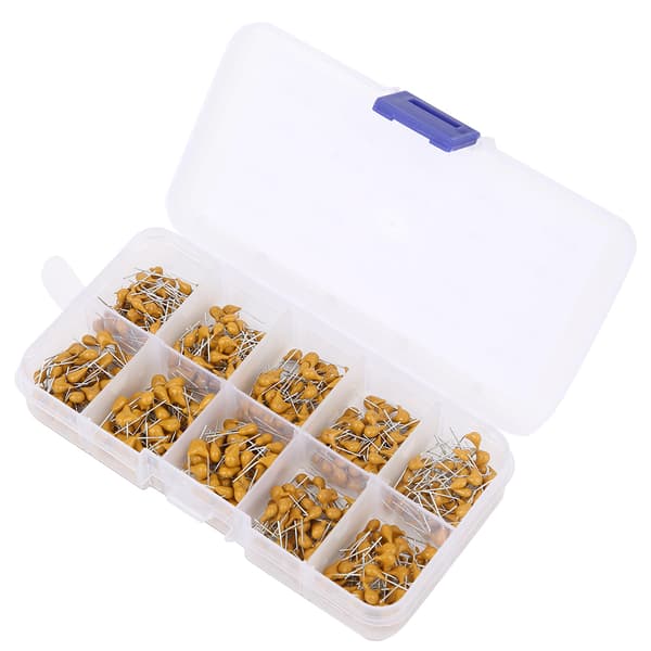 500 stk. keramiske kondensatorer Kit Multilayer Sortiment 0,1uF-10uF Tilbehør Elektroniske komponenter
