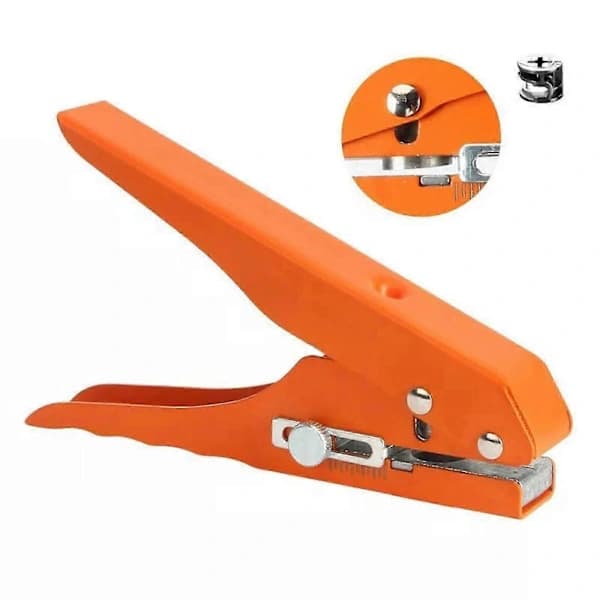 8-15mm Handhållen cirkulär hålslagare för papper 12mm