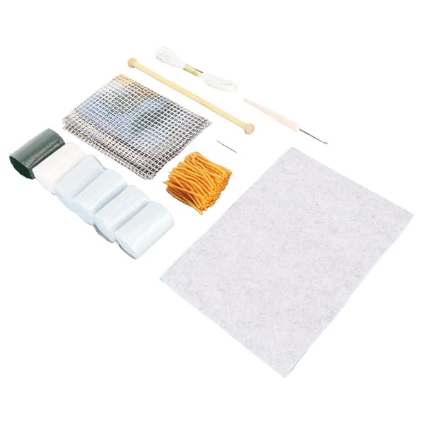 Latch Hook Mattkit DIY Latch Hook Hantverkspaket för Barn Vuxna Sovrum Heminredning Gåva