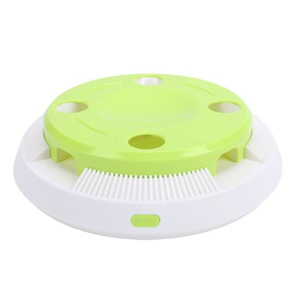 Interactive Electric Cat Toy – 360° Rotating Platform – Automatic, No Batteries Required – For Indoor Cats