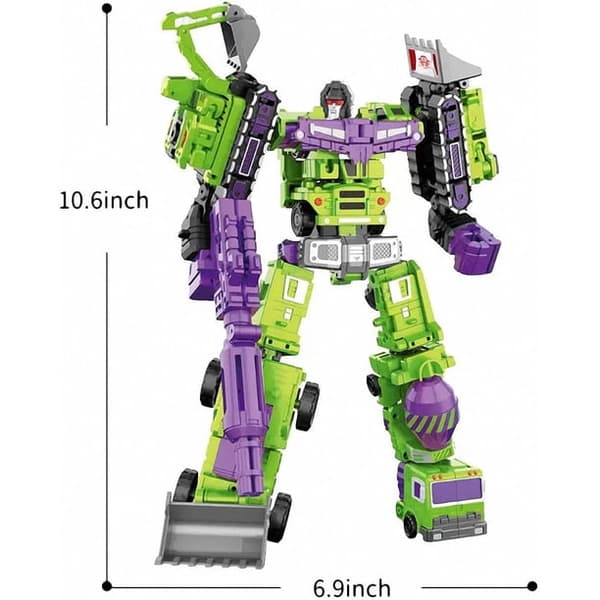 6-in-1 Transformer-lelu Generations War for Cybertron Devastator -figuurisetti, edistyksellinen tarkkuusmuunnossarja