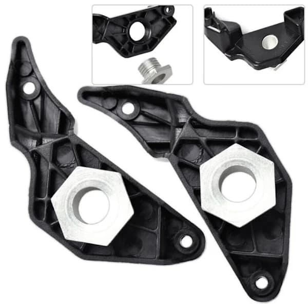 2 pcs Left and Right Headlight Bracket Repair Kit for 5 Series E60 E61 63126941478 63126942478[co]