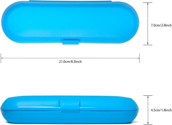 Elektrisk tandborste resefodral för Oral B & Philips Sonicare Blå Blue