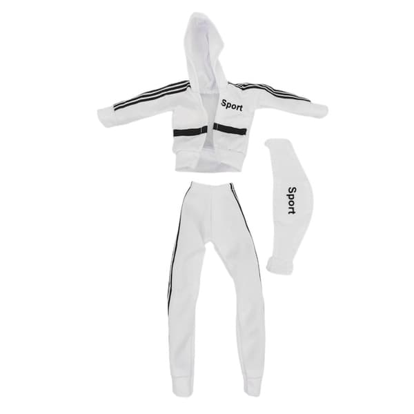 Barbie docka sportkläder 30cm dockkläder student leksak flicka klä upp baseball overall set