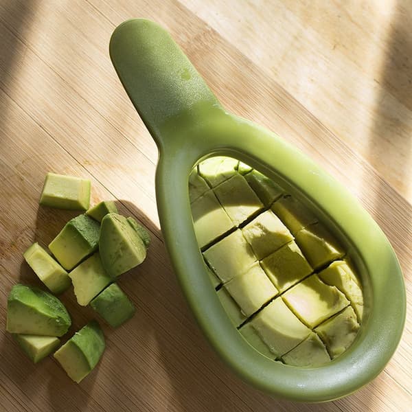 Avocado Slicer in Stainless Steel, Fruit Slicer and Separator, Kitchen Hand Tool