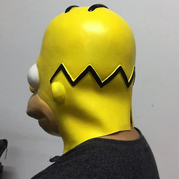 Simpsons-maske - Lateksmaske til Halloween og karneval (FMY)