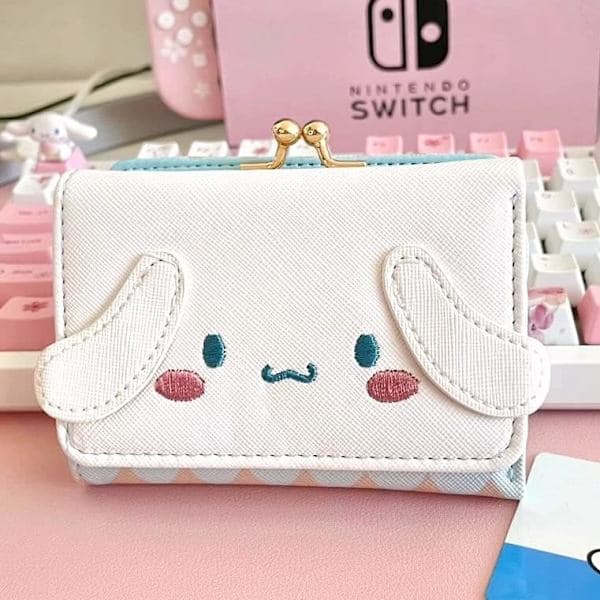 Anime Pung - Sød Kawaii Møntpung med Lynlås