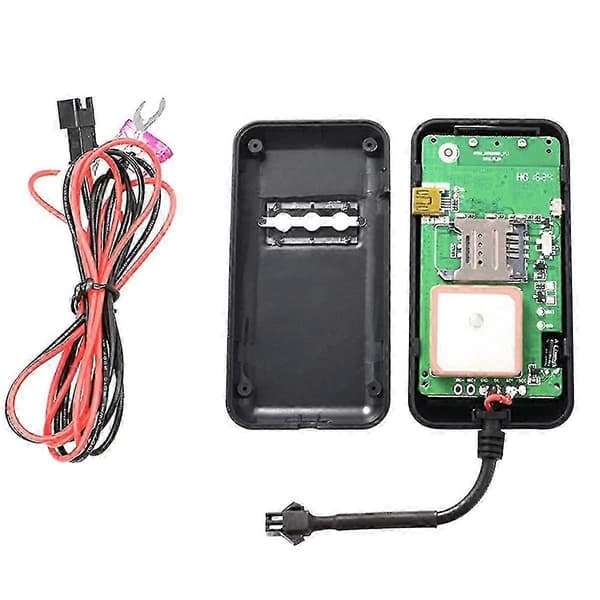 GT02A 12V-36V Mini GPS/GSM/GPRS SMS Bil GPS Tracker i sanntid Posisjonering Støtter Google Maps Lenke Svart Svart