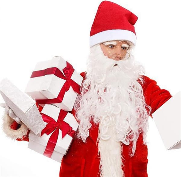 Festkostyme Gammel Mann Jul Utkledning