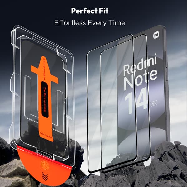 2-pack Xiaomi Redmi Note 14 5G Screen Protector - Tempered Glass | [Automatic Installation] - Bubble-Free[LD]