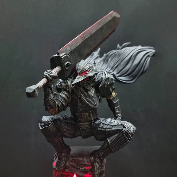 Berserk Guts Figur Nattlampe, Kråkehode Sverdmenn Nattlampe, F