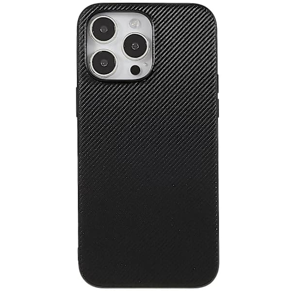 iPhone 14 Pro Carbon Fiber Case Leather Cover Ultra Slim Protective Case - Carbon Fiber