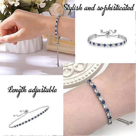 1 stk. Damearmbånd, Elegante Smykker i Sterling Sølv, Justerbart Armring, Gave til Ham, Stilrent Og Holdbart