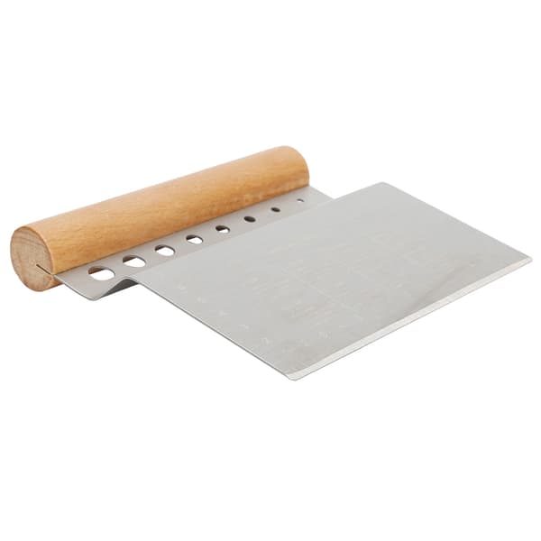 Deigskrape med håndtak, multifunksjonelt kjøkkenredskap for baking, pizza og bakverk