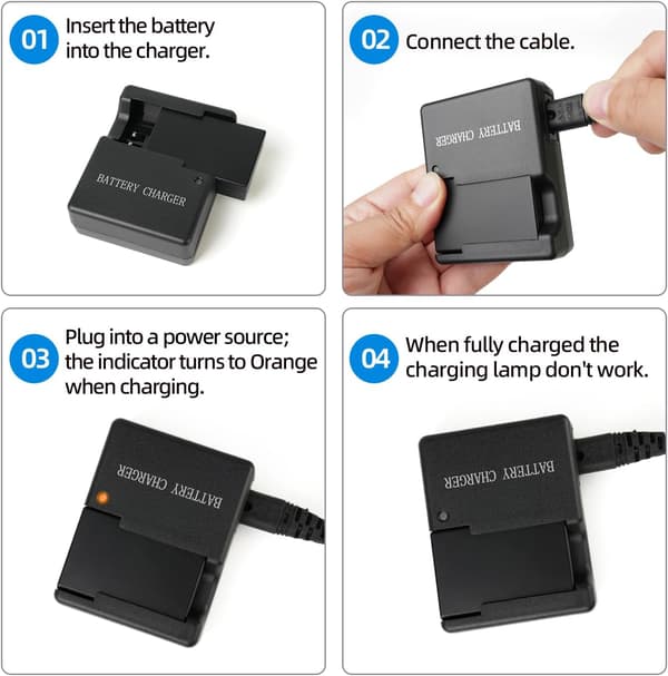 Charger for Nikon EN-EL9A D40 D40X D60 D3000 D5000 MH-23 Battery