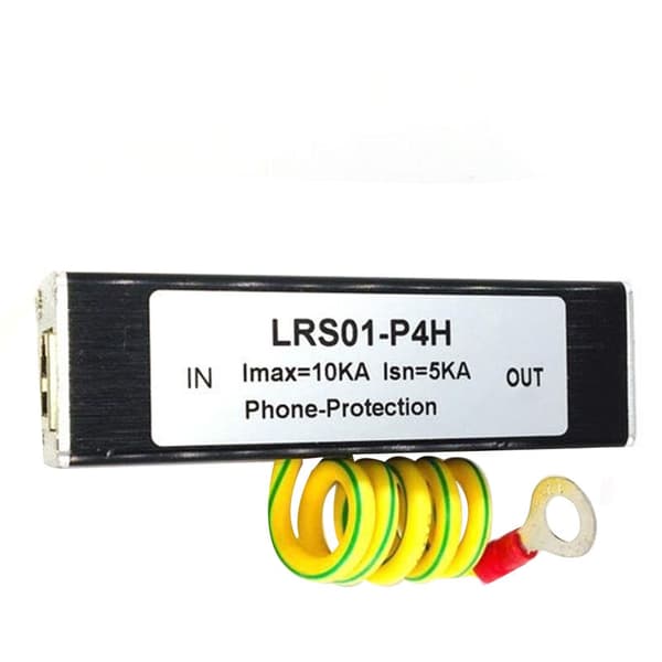 Fax overspændingsbeskyttelse lynbeskyttelse RJ11 KL01-P4H sort RJ11 ADSL