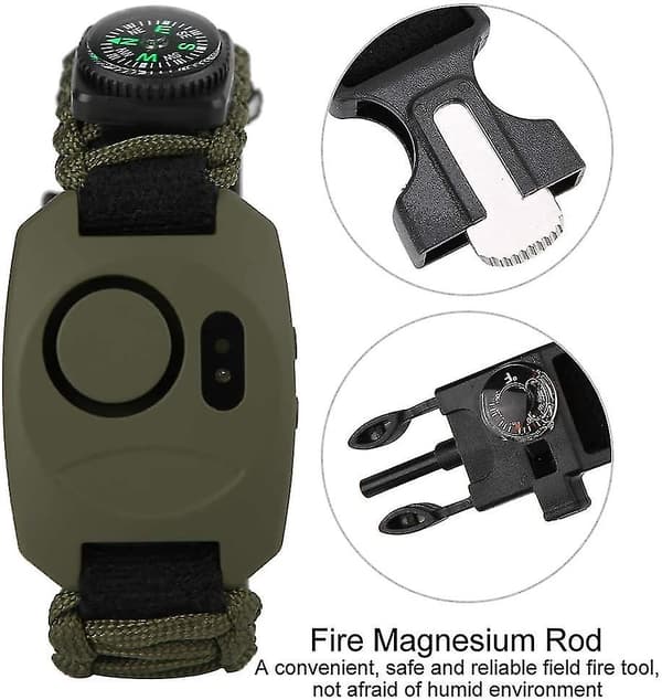 Help Alarm, 130db Exterior Personal Wrist Emergency Alarm with LED Lighting