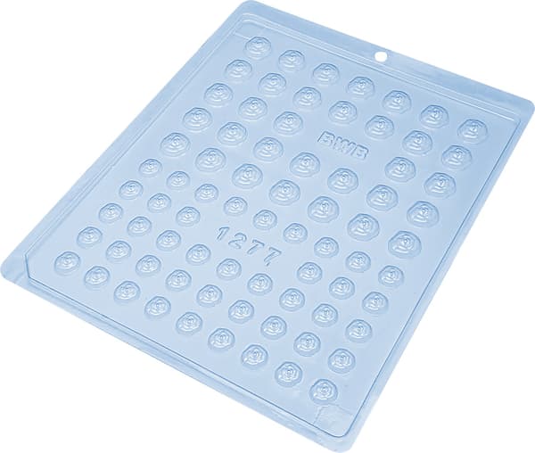 Pralineform Små Rosor Chokladform - BWB 1277 Transparent transparent