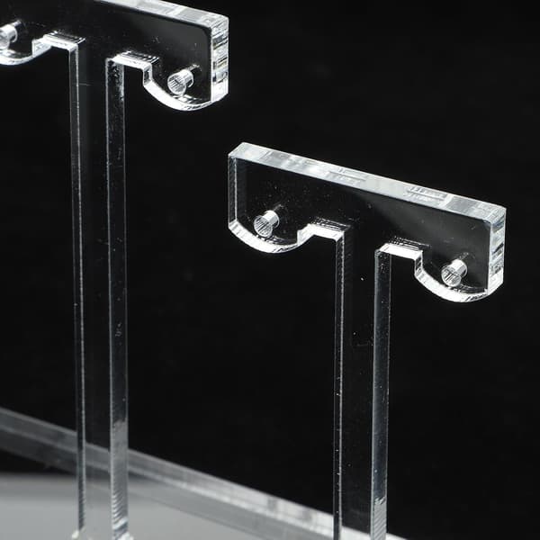 Flerlags Akryl Ørering Display Stand Smykke Organizer Desktop Opbevaringsstativ til Kvinder