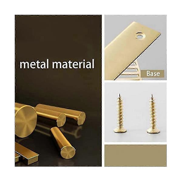 4-Leaf Clover Cabinet Handle Gold Hidden Furniture Knobs Balcony Door Knobs Cabinet Handles with Adjustment