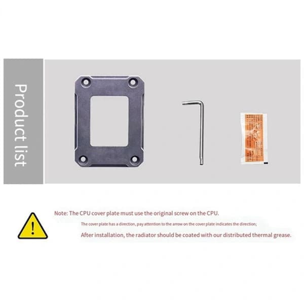 Stationær computer 12./13. generations CPU Anti-Bending Cover Plate Bundkort CPU Anti-Bending Cover Plate