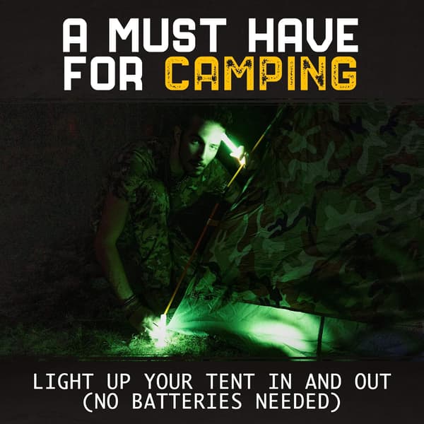 30 Ultra Bright Glow Sticks i Bulk - Multi Use Glowsticks til Fester Lys med 12 Timers Varighed