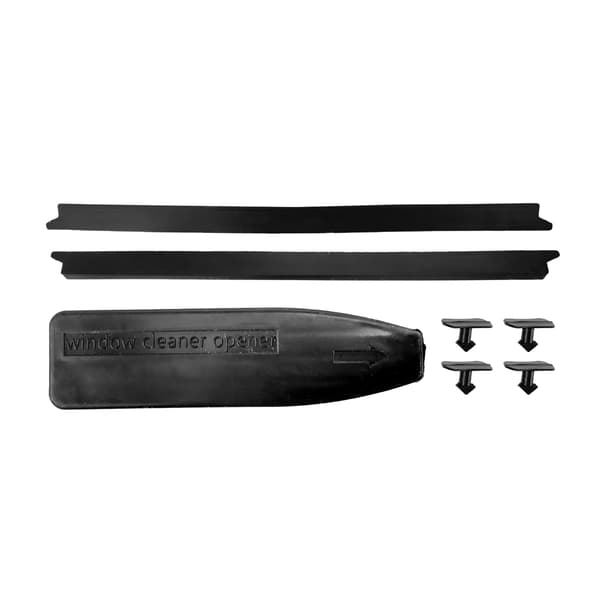 Dobbeltsidet magnetisk vinduespudser Rød 8-15 mm Silver