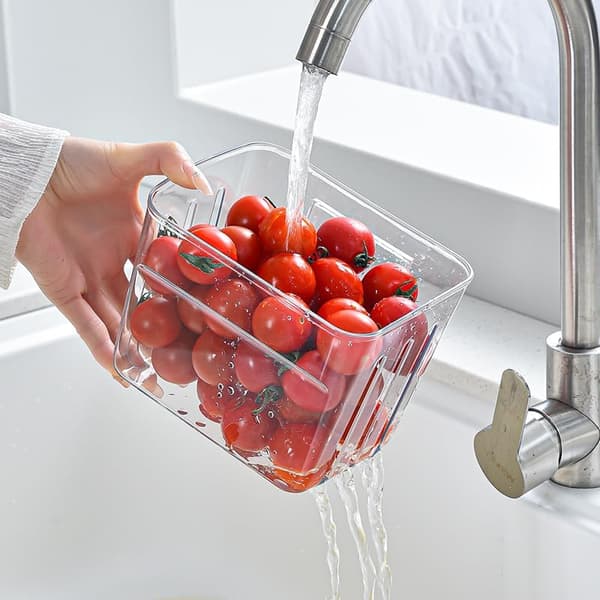 3-pack Storage Organizer, Wall Mounted Kitchen Storage Box, for Cabinets, Pantries, and Drawers