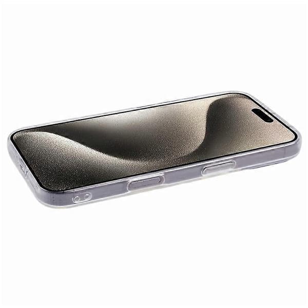Compatible with iPhone 16 Plus Case Watermark-Free 2.0mm Clear TPU Shell Transparent Transparent