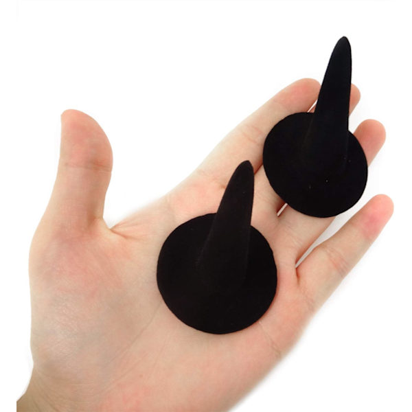 2 st svart sammet fingerring display stativ arrangör - 2 st svart